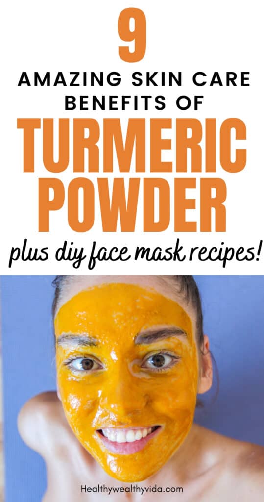 Turmeric powder skin care benefits