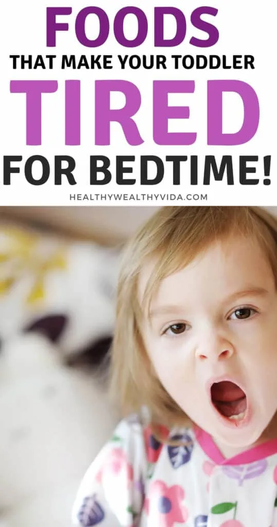 foods that help toddlers sleep at night