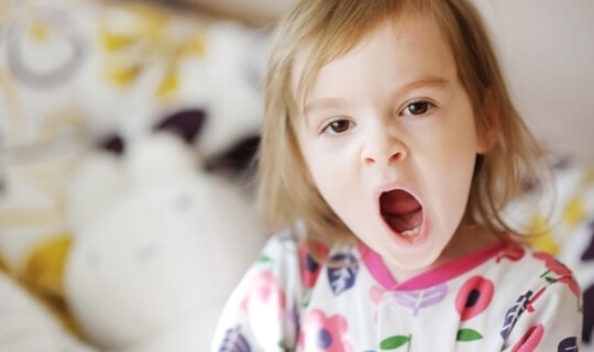 yawning toddler bedtime