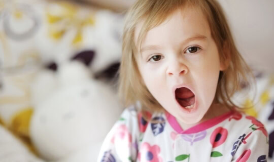 yawning toddler bedtime