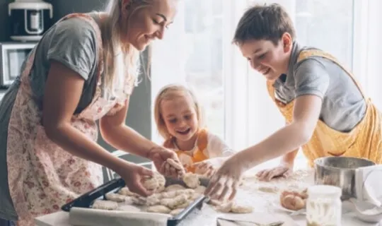 Cooking with children