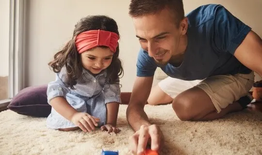 Play with child to connect
