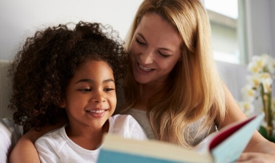 reading to your child for confidence