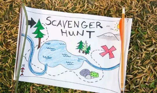 kids garden scavenger hunt