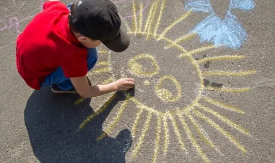 sidewalk chalk