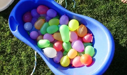 water balloon summer fun