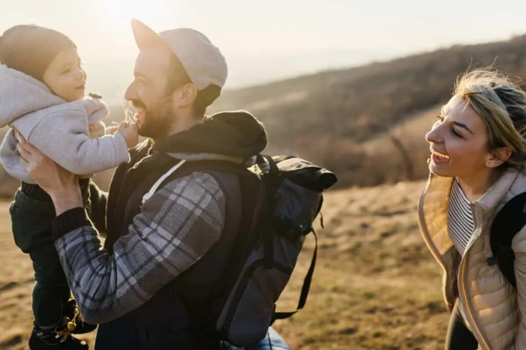 Diaper Bag Hiking Family