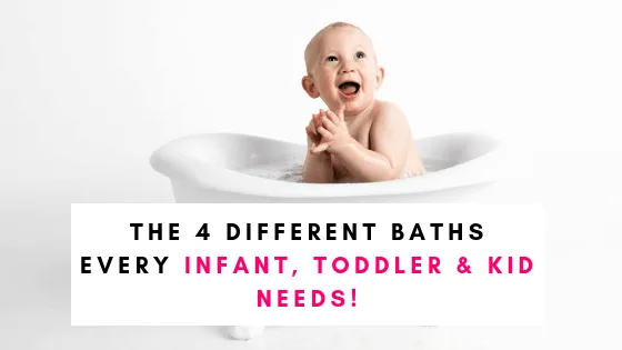 Four different baths that every kid should have