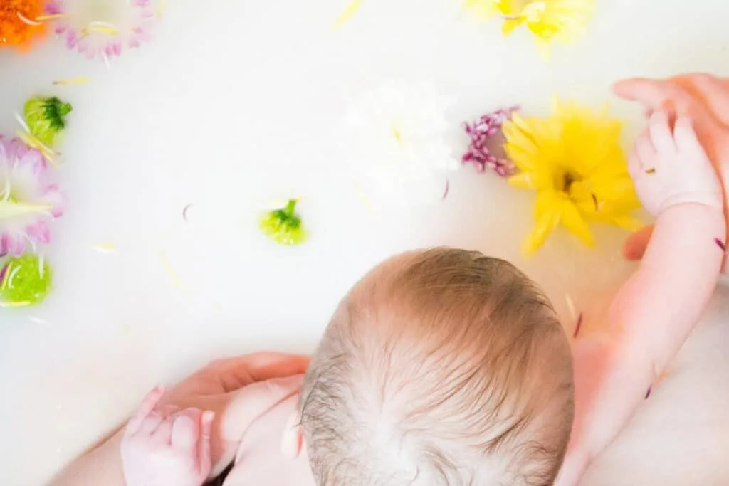 breastmilk bath for babies
