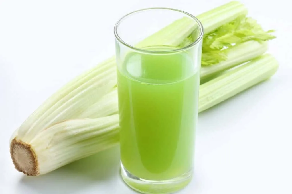 celery juice in the morning