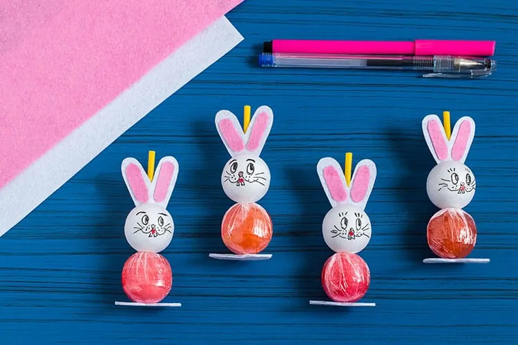 bunny lollipop craft