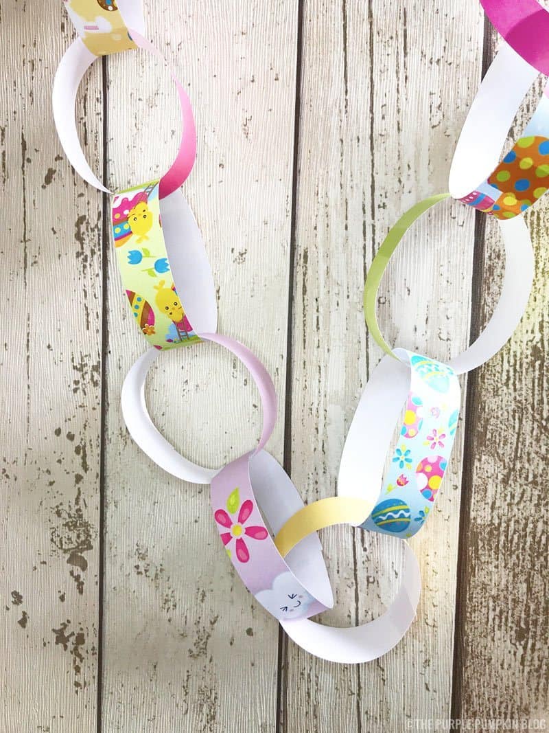 easter paper chains