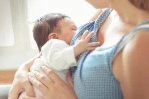 breastfeeding newborn