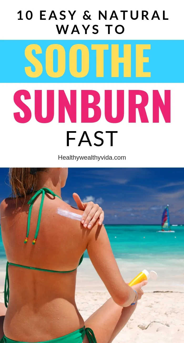 Soothing Sunburn Easy and Naturally