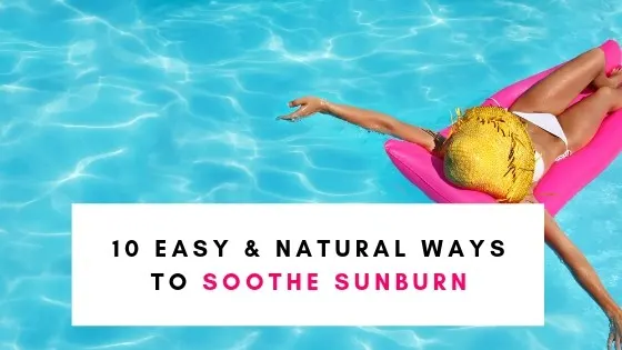 soothing sunburn naturally