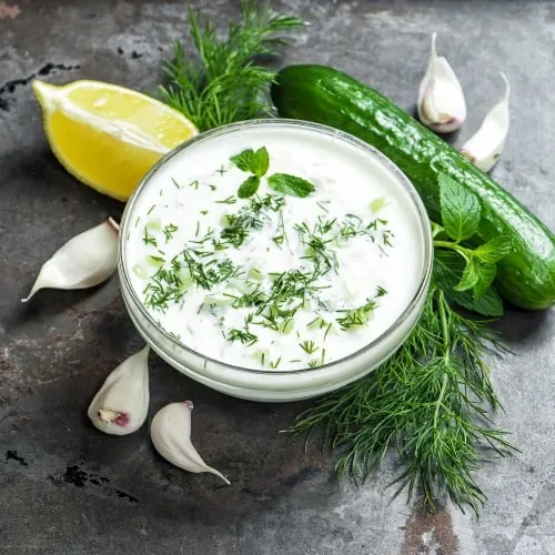 Easy Tzatziki Dip (Cucumber Yogurt Dip)