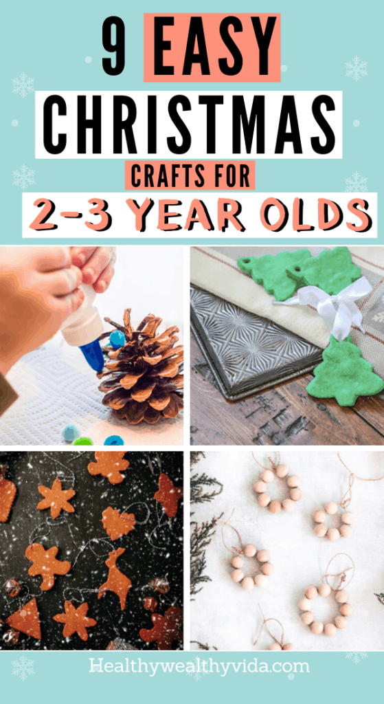 9 Super Easy Christmas Crafts For Toddlers (AGE 2-3 YEARS)