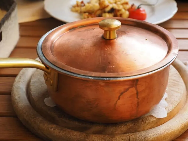 copper pot