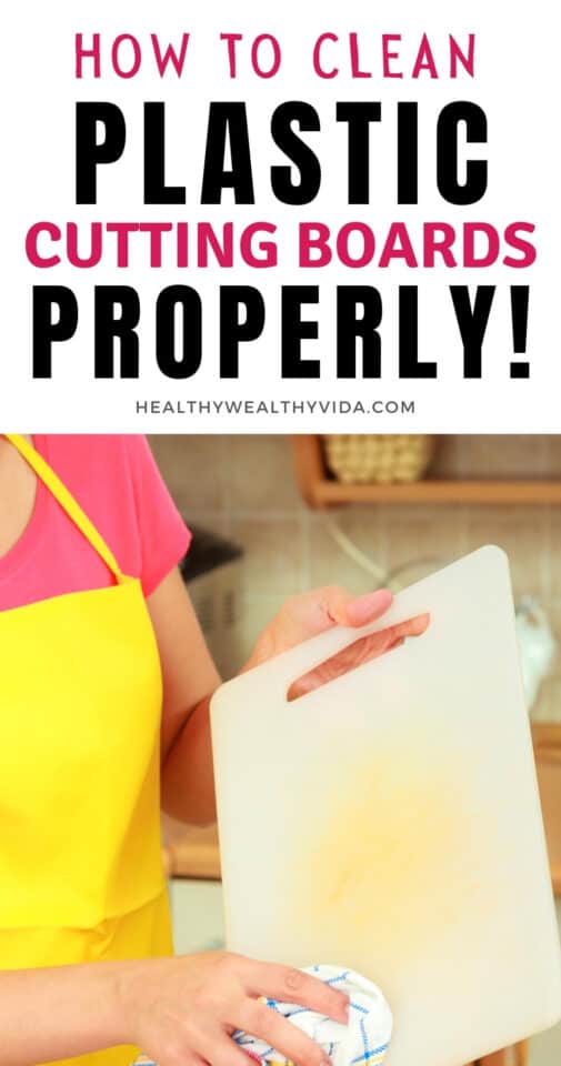 How to Clean and Disinfect a Plastic Cutting Board