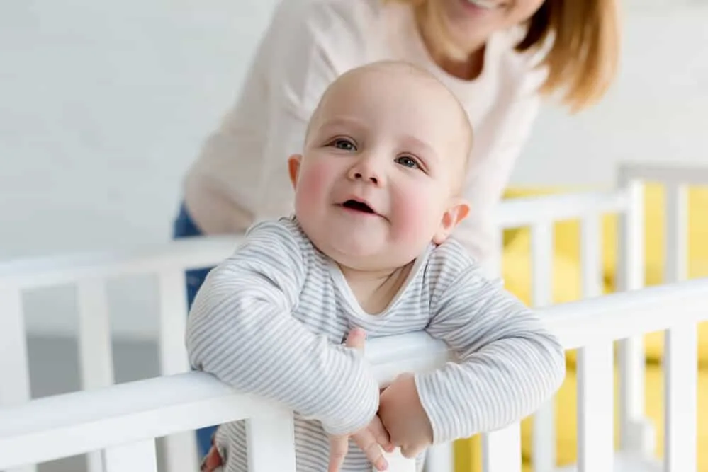 baby in crib