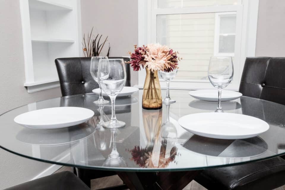 How To Clean Glass Table Tops (Without Streaks And Smudges)