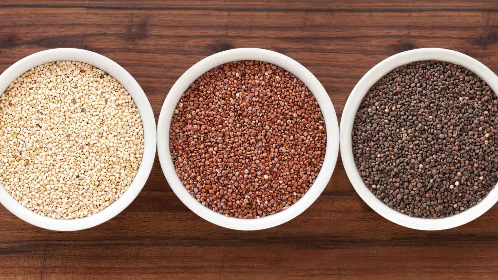types of quinoa 